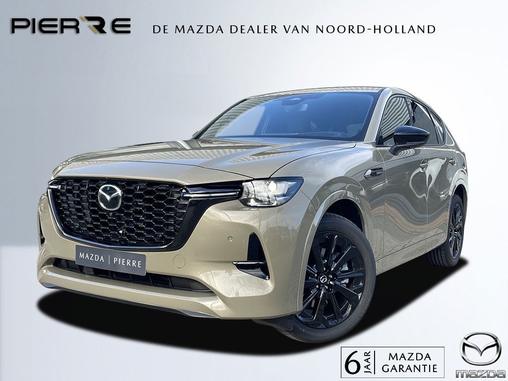 Mazda CX-60 2.5 e-SkyActiv PHEV Homura Buss Ed | NAVI | BOSE, Auto's, Automaat, Zwart, 4 cilinders, Adaptive Cruise Control