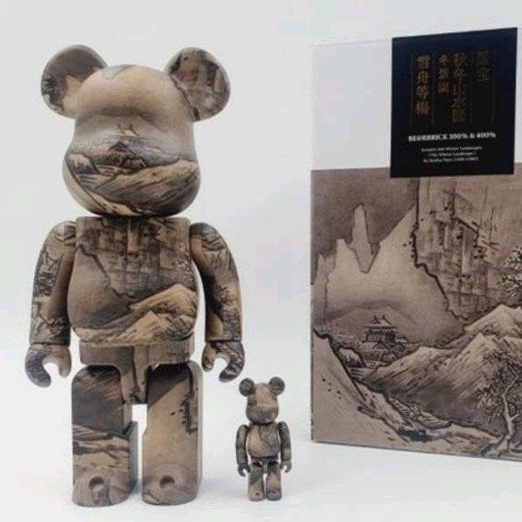 Be@rbrick Medicom Toy Tokyo National Museum Sesshu 100%, Ophalen of Verzenden, Nieuw