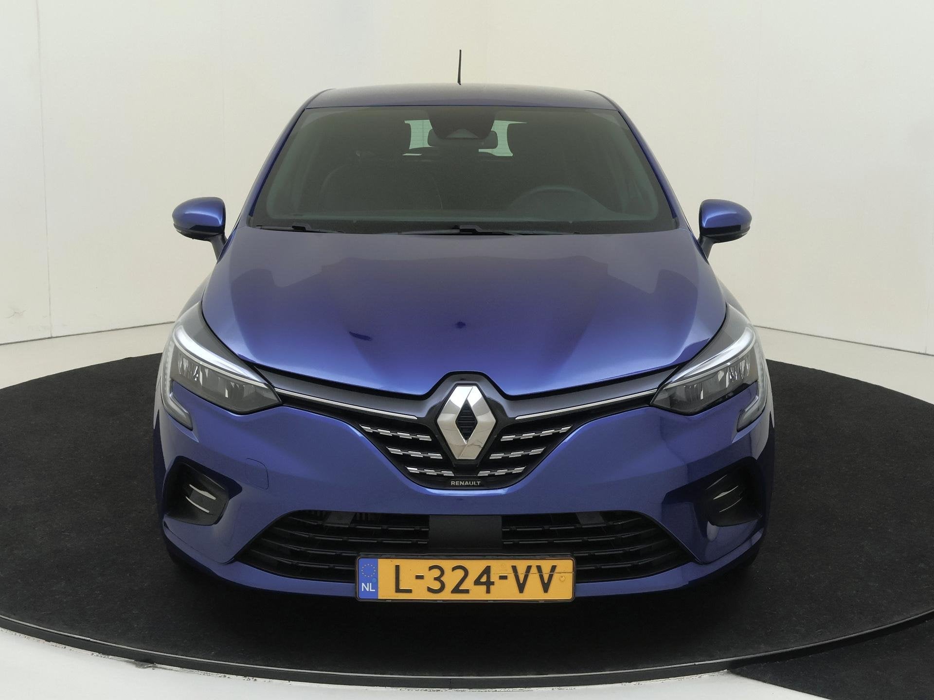 Renault Clio 1.0 TCe Intens | Airco | Navigatie | Parkeersen, Auto's, Voorwielaandrijving, Gebruikt, Lane Keeping Assist, Blauw