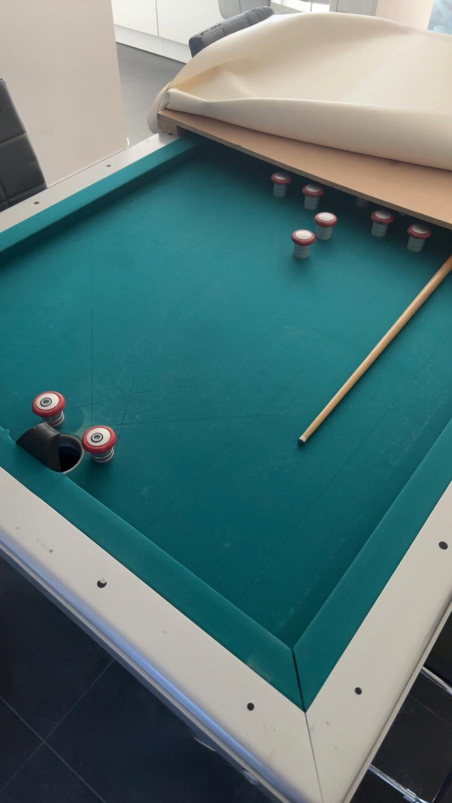 Tapbiljart , golfbiljart, Sport en Fitness, Biljarten en Poolen, Ophalen, Zo goed als nieuw, Keu of Ballen
