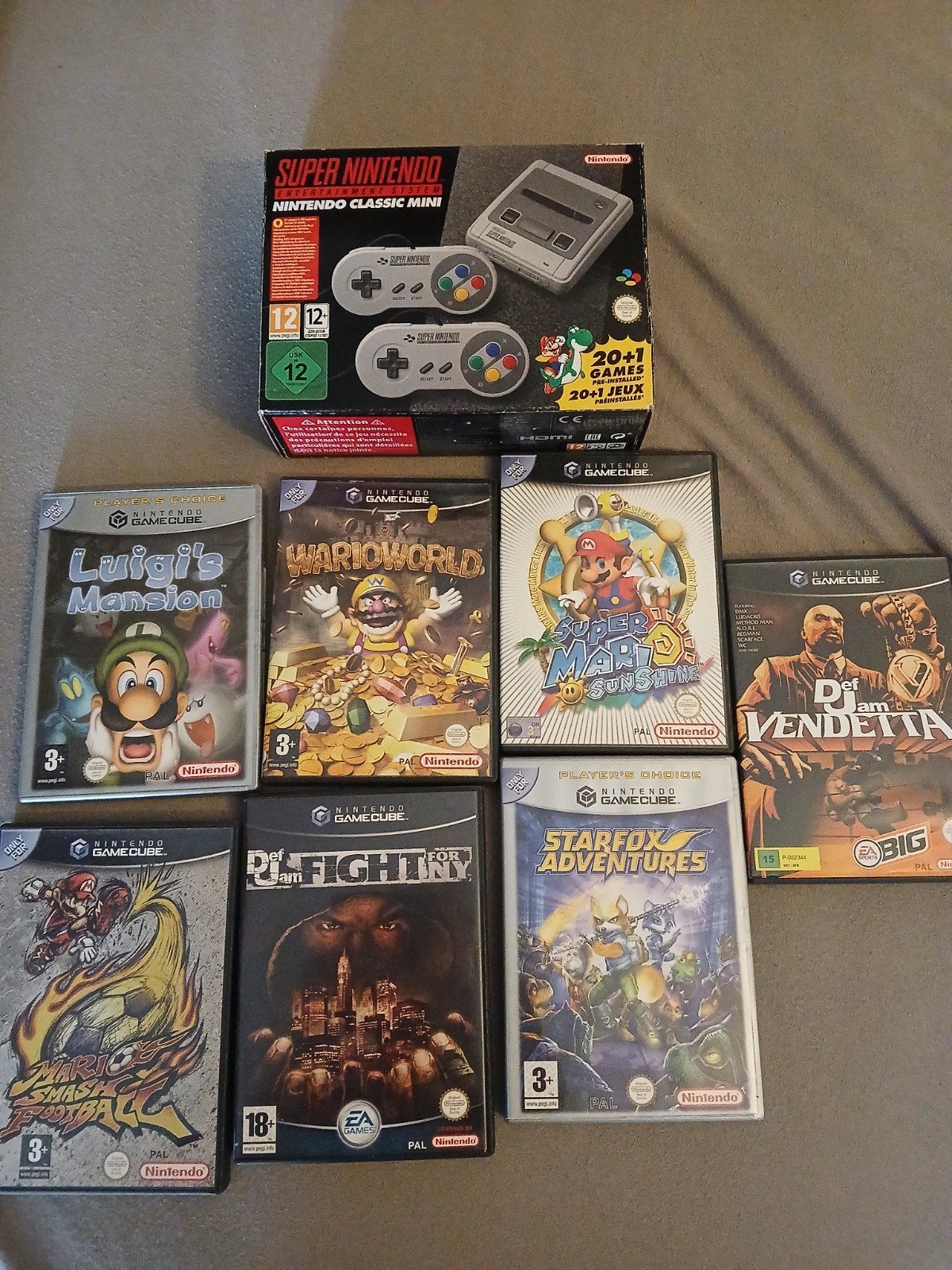 gamecube games en nintendo classic mini, Ophalen, Zo goed als nieuw, Wit, Met 1 controller