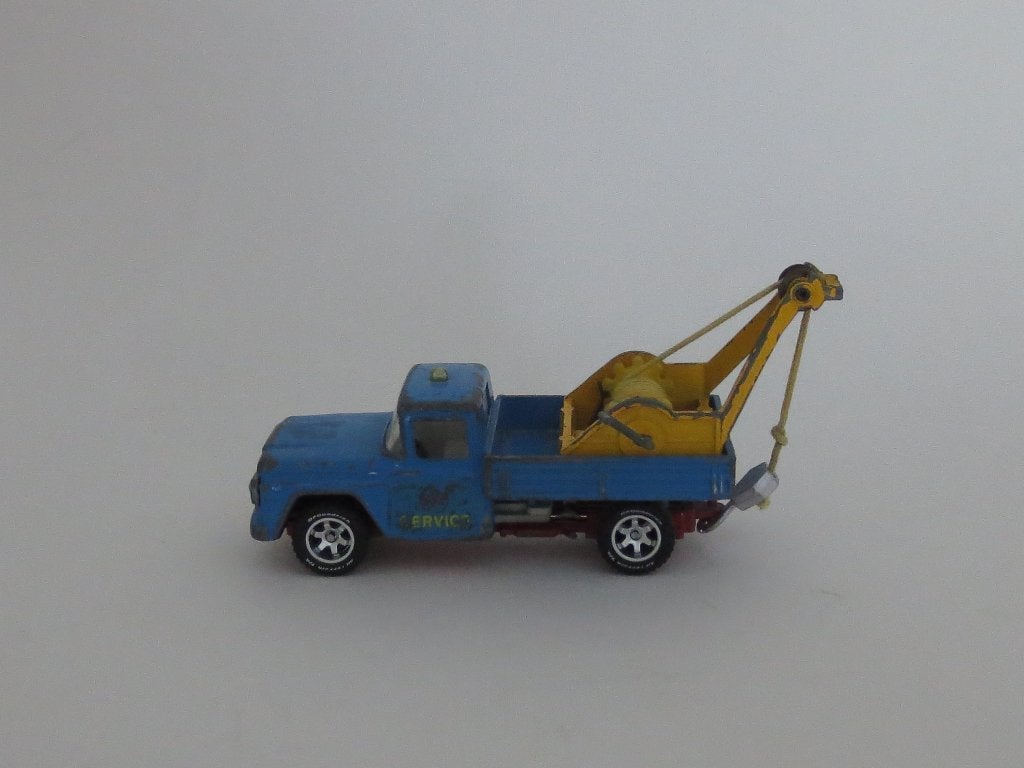 Blauwe Ford F500 takelwagen, Siku V222, izgst, Ophalen of Verzenden, Gebruikt, Bus of Vrachtwagen