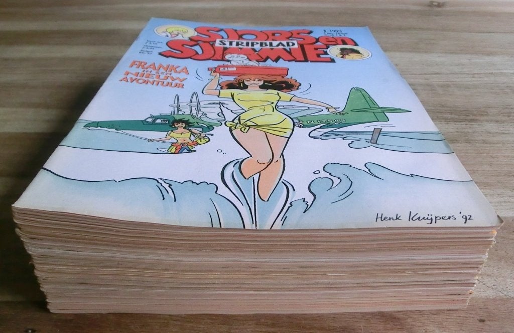 Sjors en Sjimmie jaargang 1993 de delen 1 t/m 26 compleet, Boeken, Complete serie of reeks, Ophalen of Verzenden, Gelezen