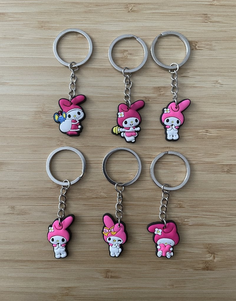 My Melody sleutelhangers, Verzenden, Nieuw, Knuffel of Figuurtje