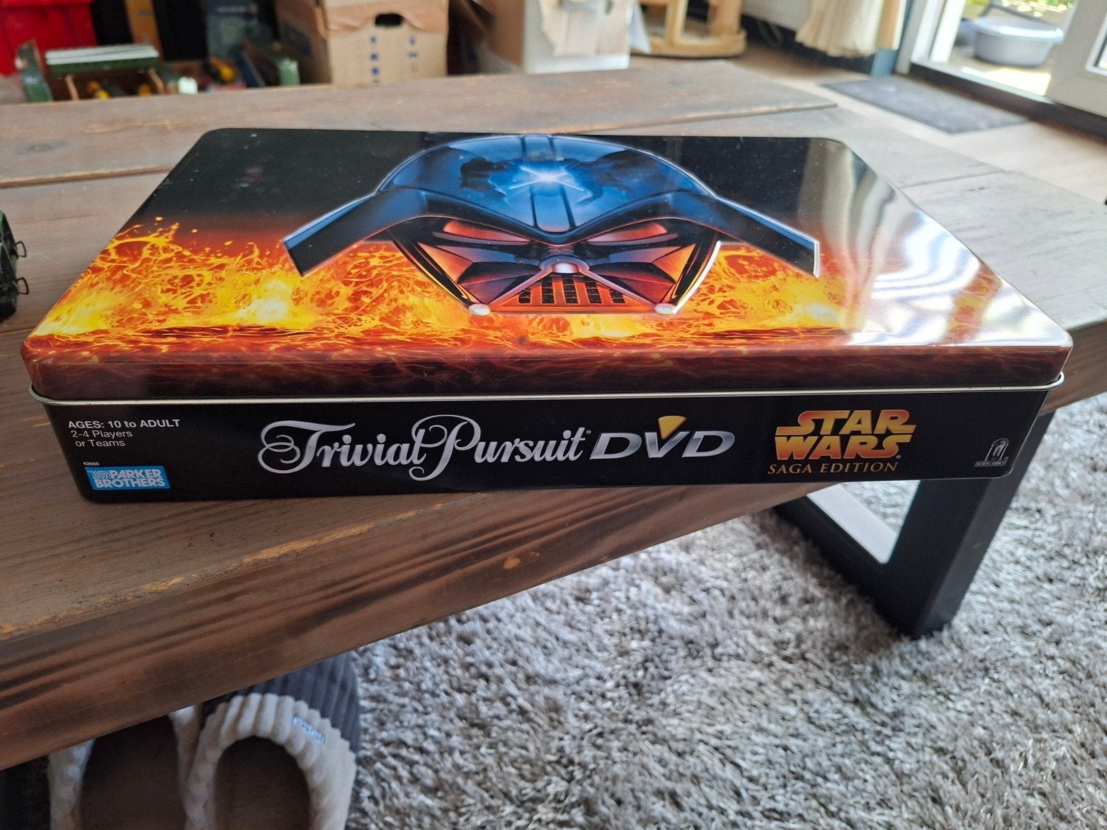 Trivial Pursuit DVD Star Wars Saga Edition - Compleet, Ophalen of Verzenden, Zo goed als nieuw, Overige typen