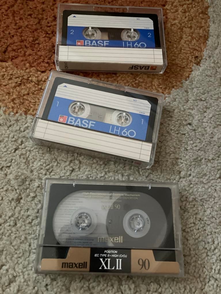 C64 cassettebandjes, BASF en Maxell, Gebruikt, 2 t/m 25 bandjes, Overige genres, Ophalen of Verzenden