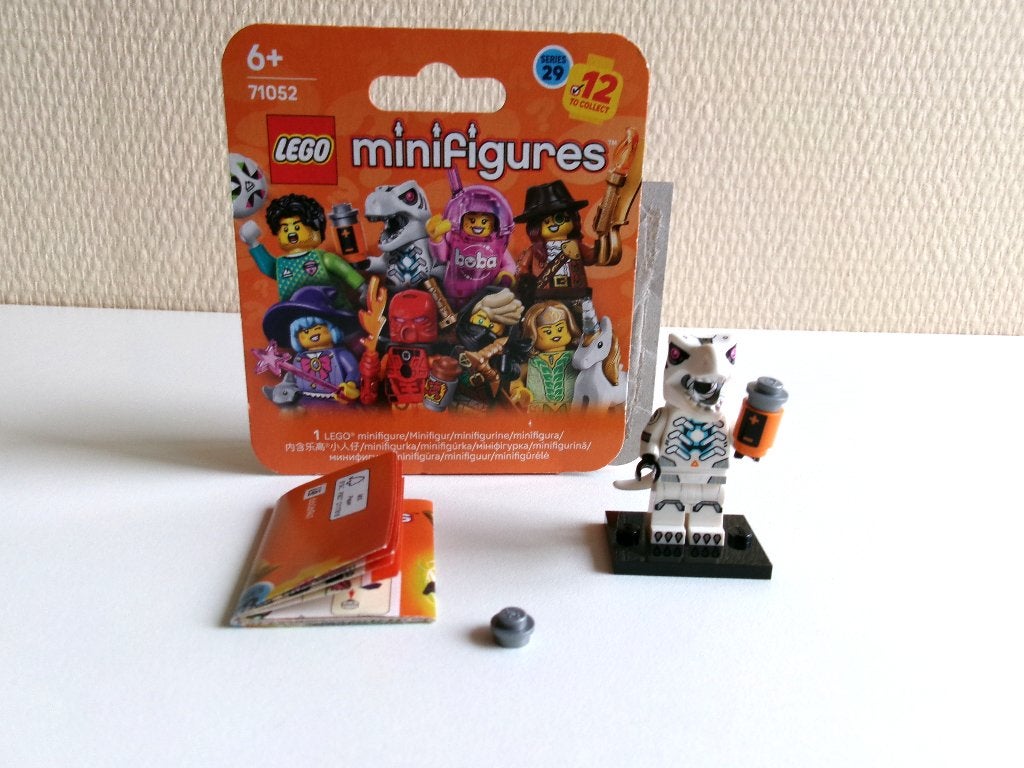 Lego 71052 Minifiguur NR. 1 Robot T.Rex Serie 29, Lego, Compleet, Ophalen of Verzenden, Zo goed als nieuw