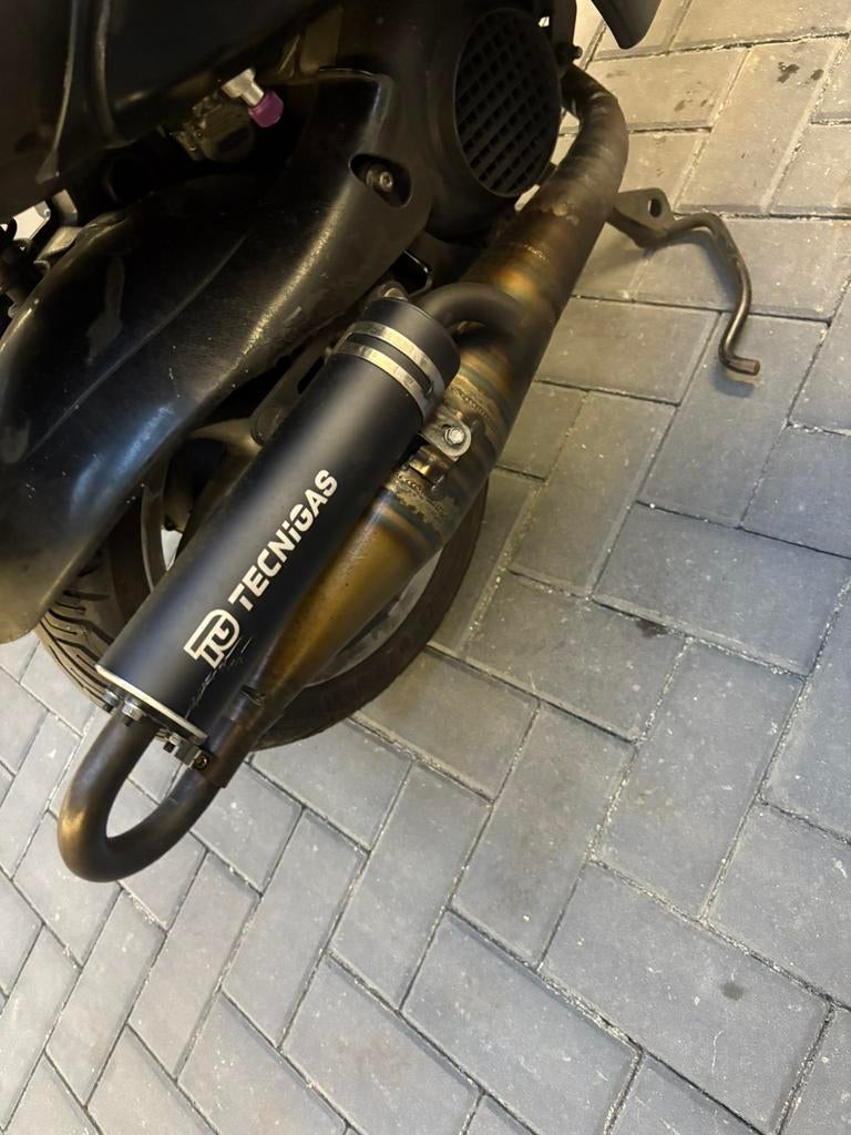 Technigas terugloop uitlaat 125/180cc, Ophalen, Zo goed als nieuw