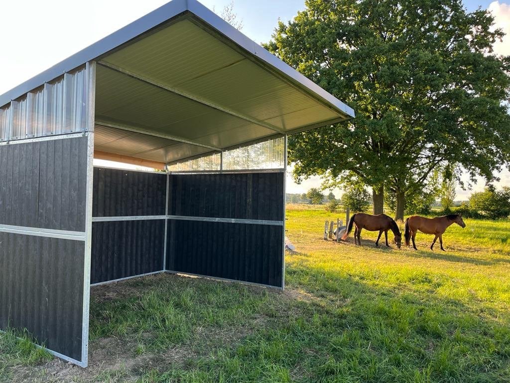 Paardenboxen,buitenboxen,buitenstal,buitenstalling, Dieren en Toebehoren, Weidegang, 4 paarden of pony's of meer