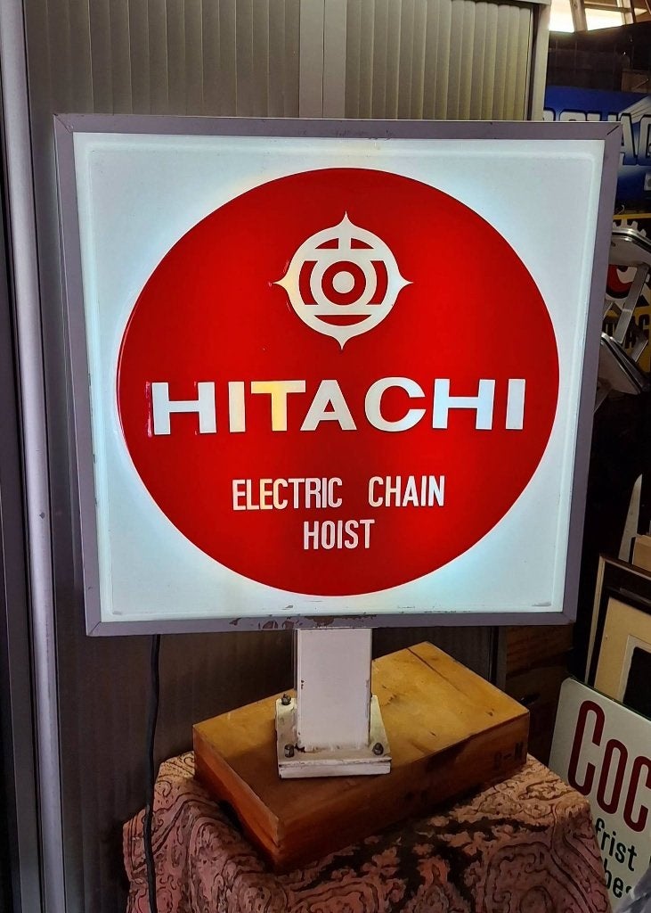 Lichtbak van Hitachi Electric Chain Hoist, 100% topstaat!, Verzamelen, Ophalen, Gebruikt, ., Lichtbak of (neon) lamp