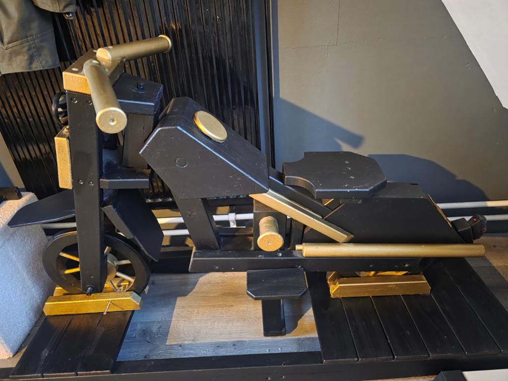 Unieke houten hobbelmotor/brommer - Handgemaakt, Ophalen