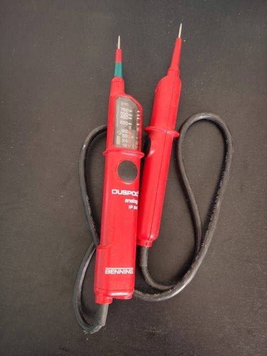 Benning Duspol Analog IP 64 Spanningstester, Ophalen of Verzenden, Gebruikt, Elektriciteit