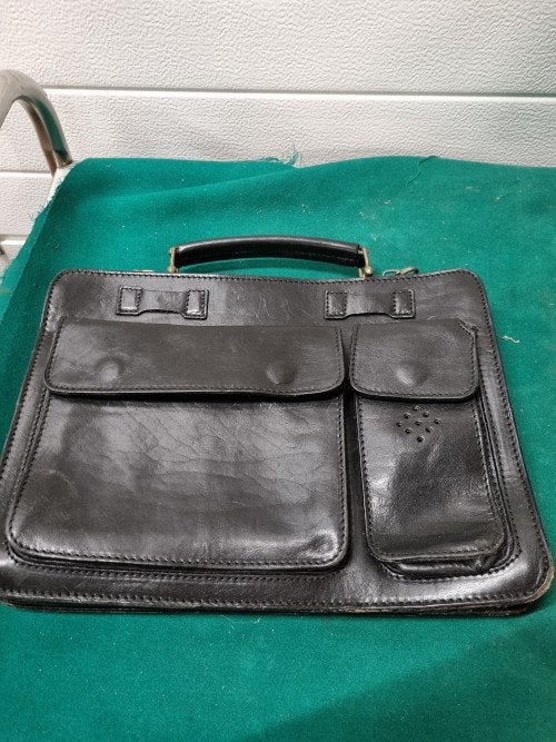 Dames handtas vintage zwart leer, Ophalen of Verzenden, 'T Olde Gre-j, Info@toldegrej.nl, Endepoelstraat 20f Didam