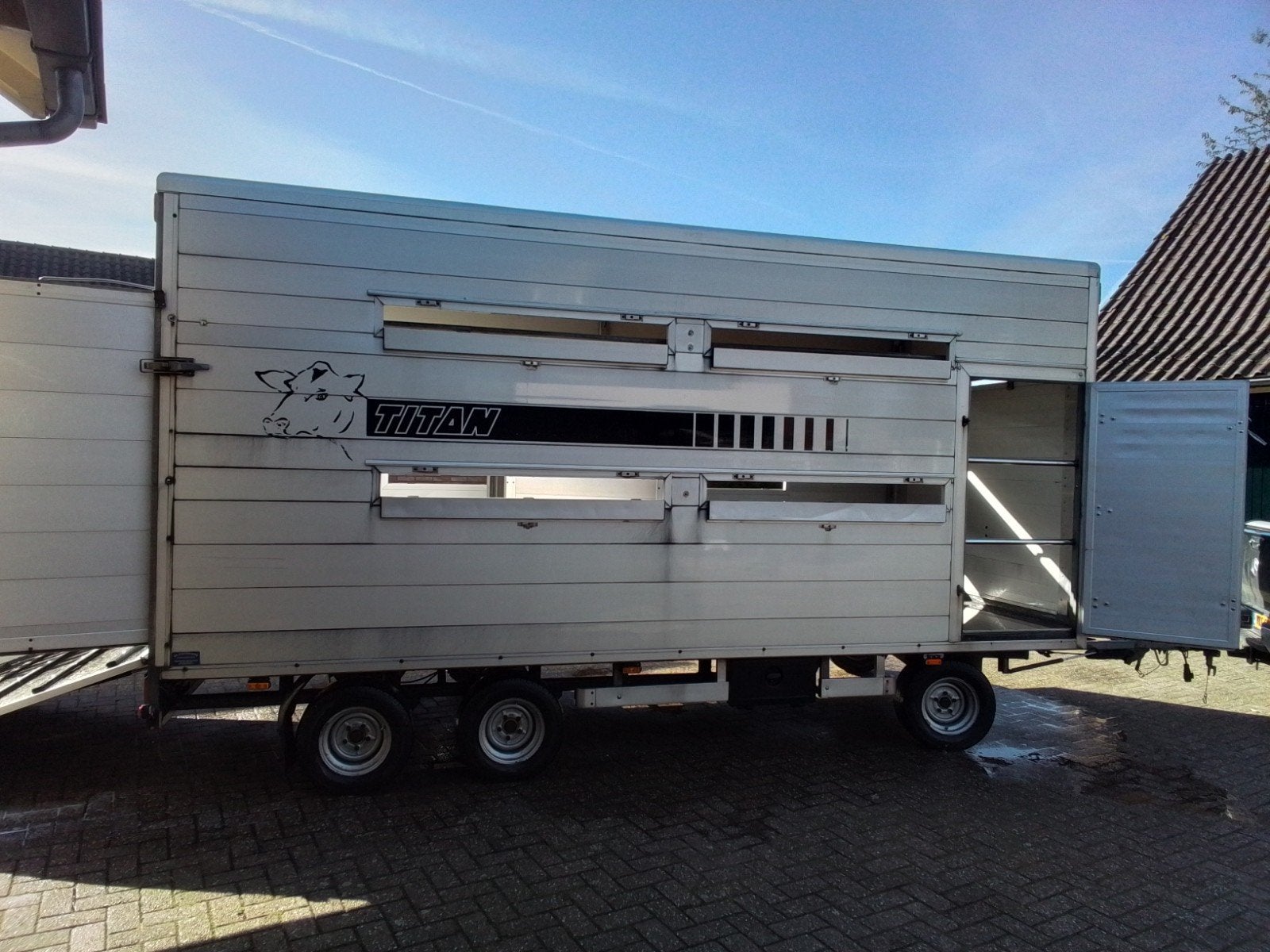 Te koop: Veewagen/ aanhanger Titan, Ophalen, Gebruikt