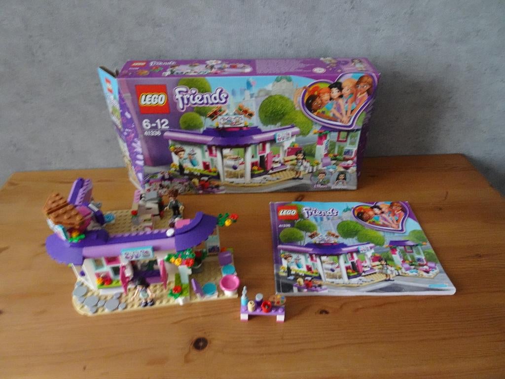 Lego Friends Emma's Kunstcafé 41336, Ophalen of Verzenden, Zo goed als nieuw, Complete set, Lego
