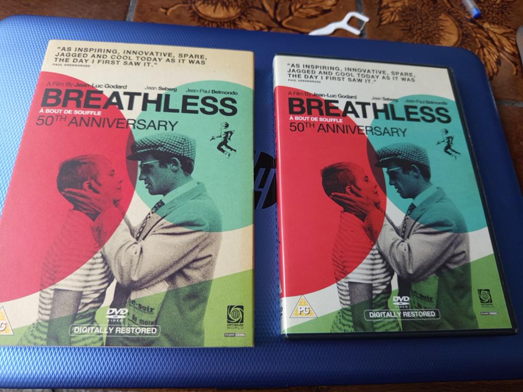 Breathless, Cd's en Dvd's, Dvd's | Filmhuis, Alle leeftijden, Ophalen of Verzenden, Zo goed als nieuw, Overige gebieden