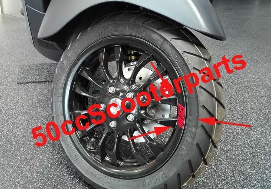 Sticker "S" Rood Wiel Vespa Sprint 2H001926000A1, Ophalen of Verzenden