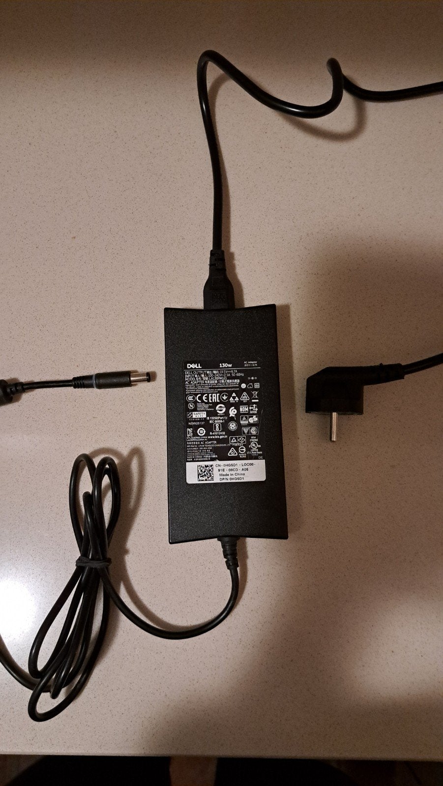 Originele Dell Adapter 130W voor Dockingstation, Ophalen of Verzenden, Zo goed als nieuw, Dell