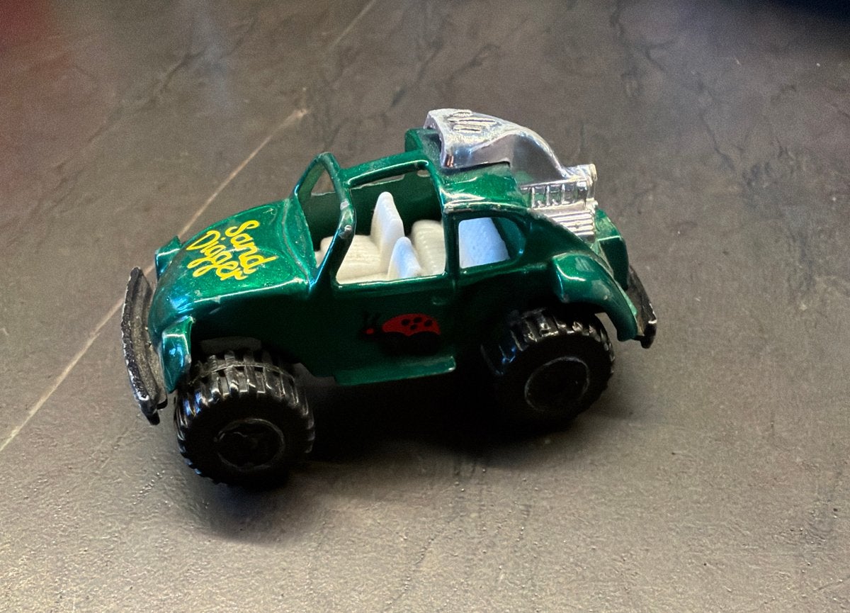 Vintage Matchbox "Sand Digger" (MB49) VW Kever Baja Bug, Ophalen of Verzenden, Gebruikt, Auto