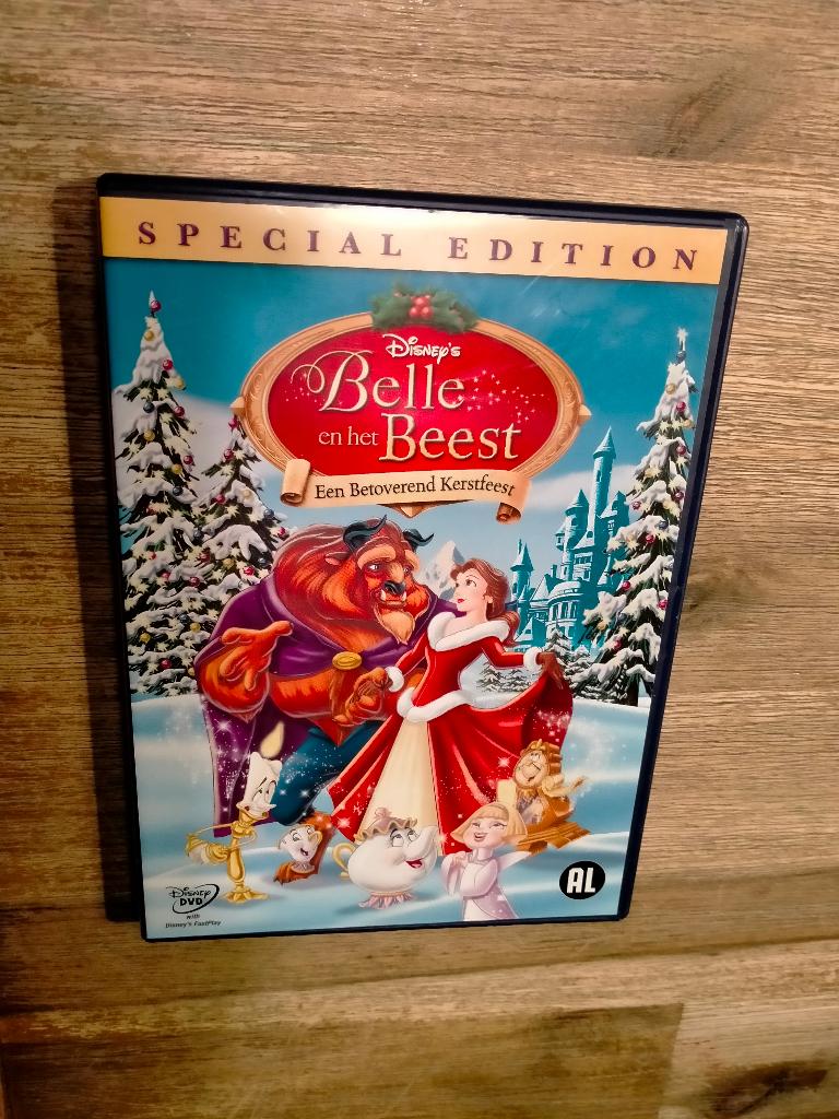 Belle en het Beest een betoverd kerstfeest disney dvd, Alle leeftijden, Verzenden, Gebruikt, Overige soorten
