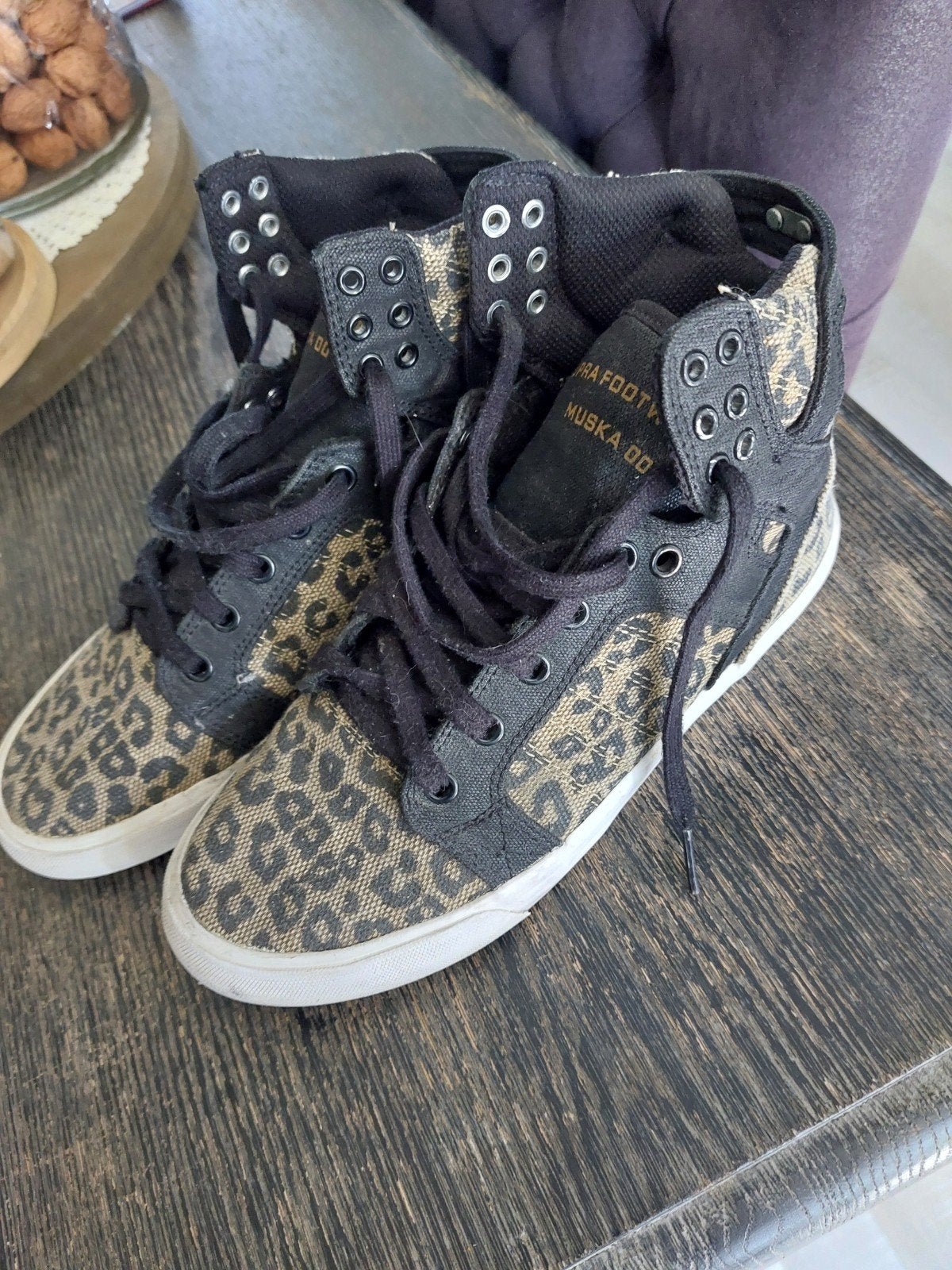Supra Footwear Muska 001 Sneakers - Luipaardprint Maat 40, Overige kleuren, Ophalen of Verzenden, Sneakers of Gympen, Supra