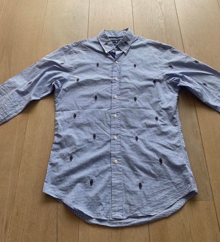 Ralph lauren M nieuwstaat, Ophalen of Verzenden, Zo goed als nieuw, Blauw, Halswijdte 39/40 (M)