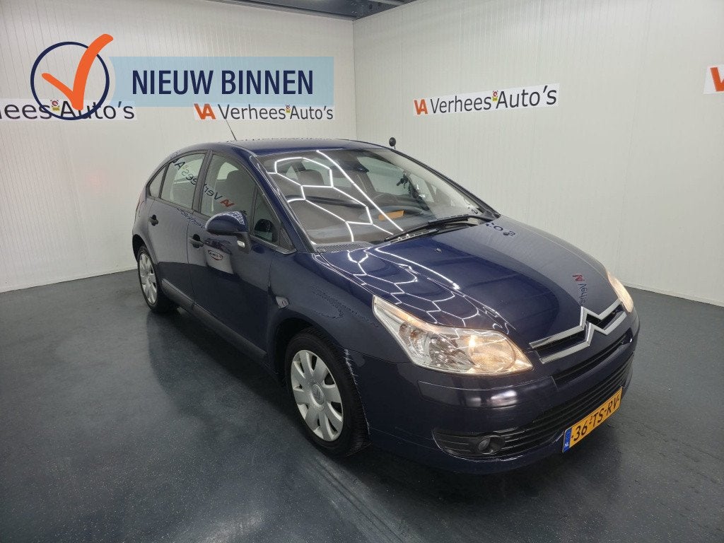 Citroen C4 1.6-16V Image, Stof, Gebruikt, 4 cilinders, Blauw