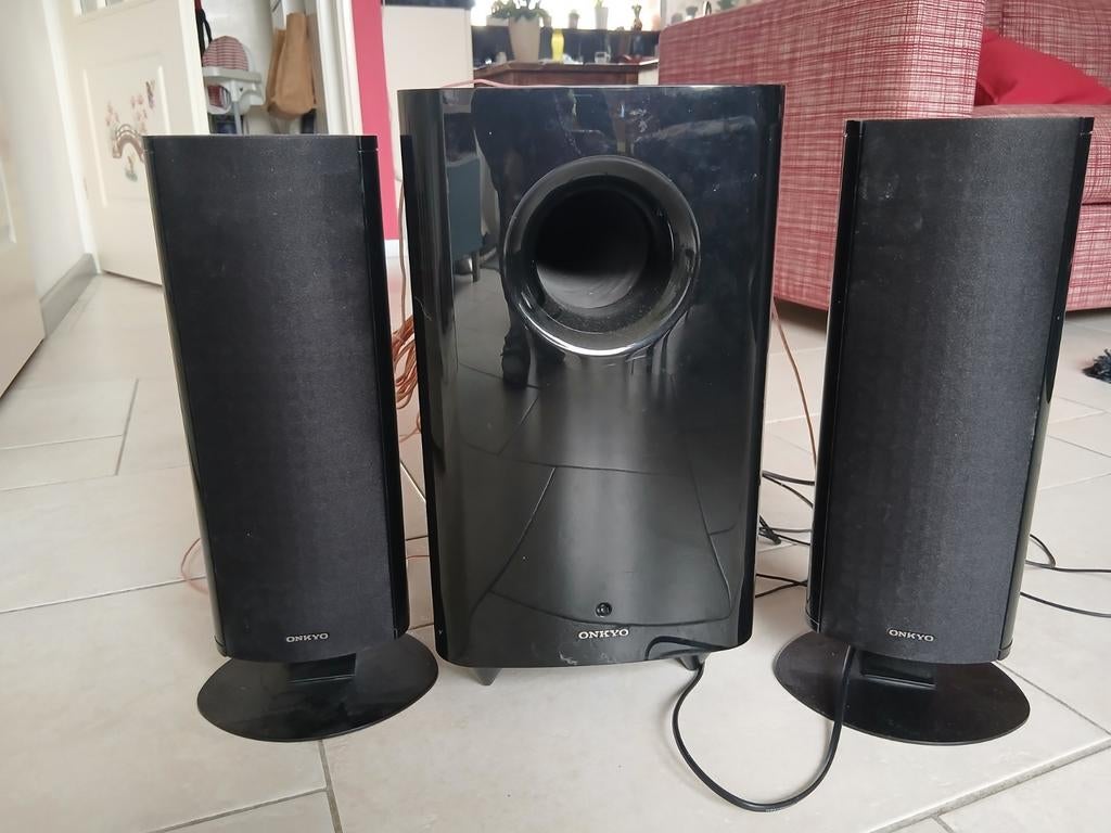 Subwoover set, Audio, Tv en Foto, Luidsprekers, Ophalen, 120 watt of meer, Front, Rear of Stereo speakers, Overige merken
