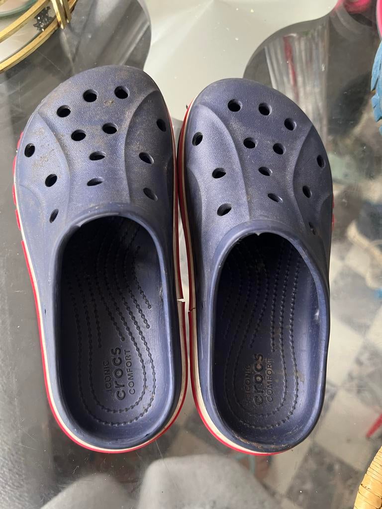 Crocs Klompen - Comfortabele instappers maat 32, Ophalen of Verzenden, Gedragen, Blauw, Slippers