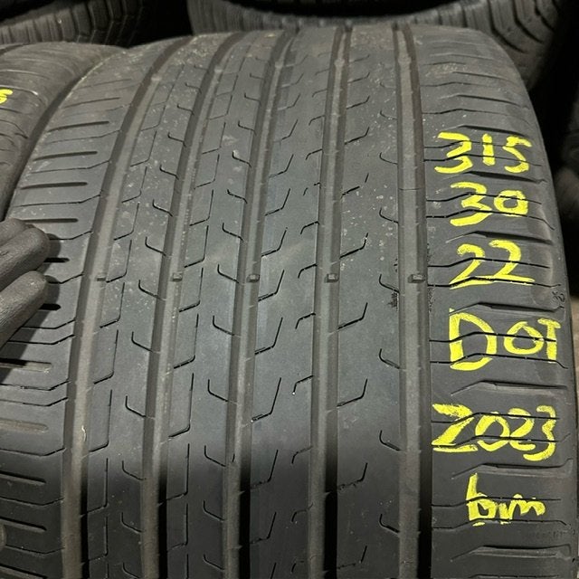 315-30-22 Continental Eco Contact 6, Niet ingevuld, Gebruikt, Niet ingevuld, Overige maten
