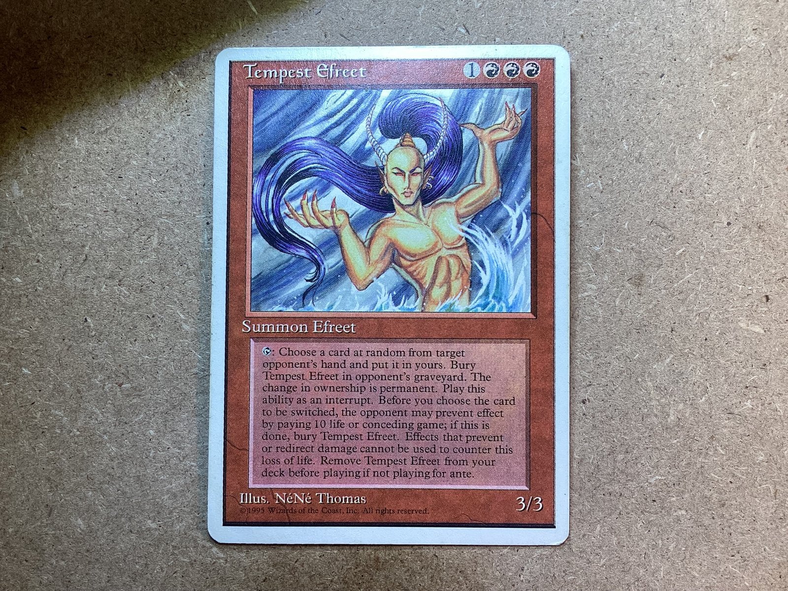 1x Tempest Efreet (Good), Ophalen of Verzenden, Gebruikt, Losse kaart