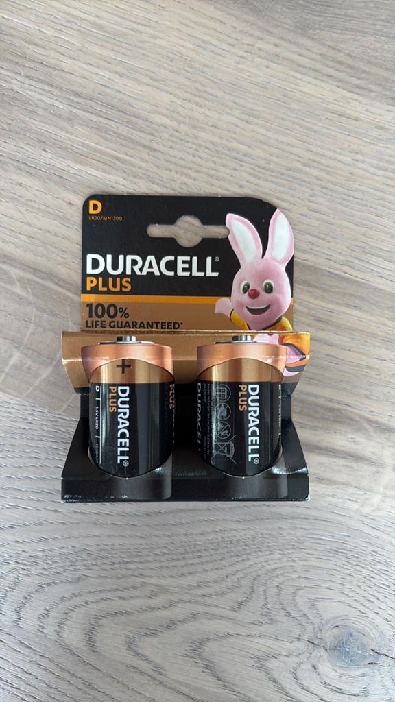 Panasonic 1x2 LR20PPG, en 2x2 duracell LR20, Ophalen, Nieuw