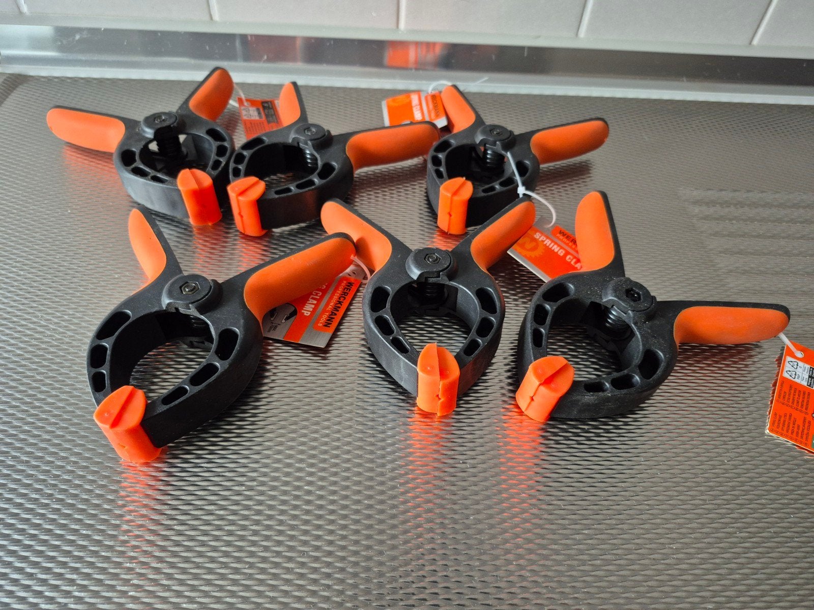 6 KLEMMEN 70 MM NIEUW, Ophalen, Nieuw