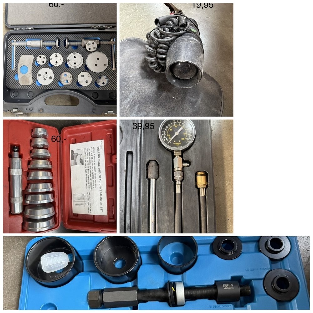 Diverse gereedschapsets voor auto-onderhoud, Auto diversen, Autogereedschap, Ophalen of Verzenden, Gebruikt
