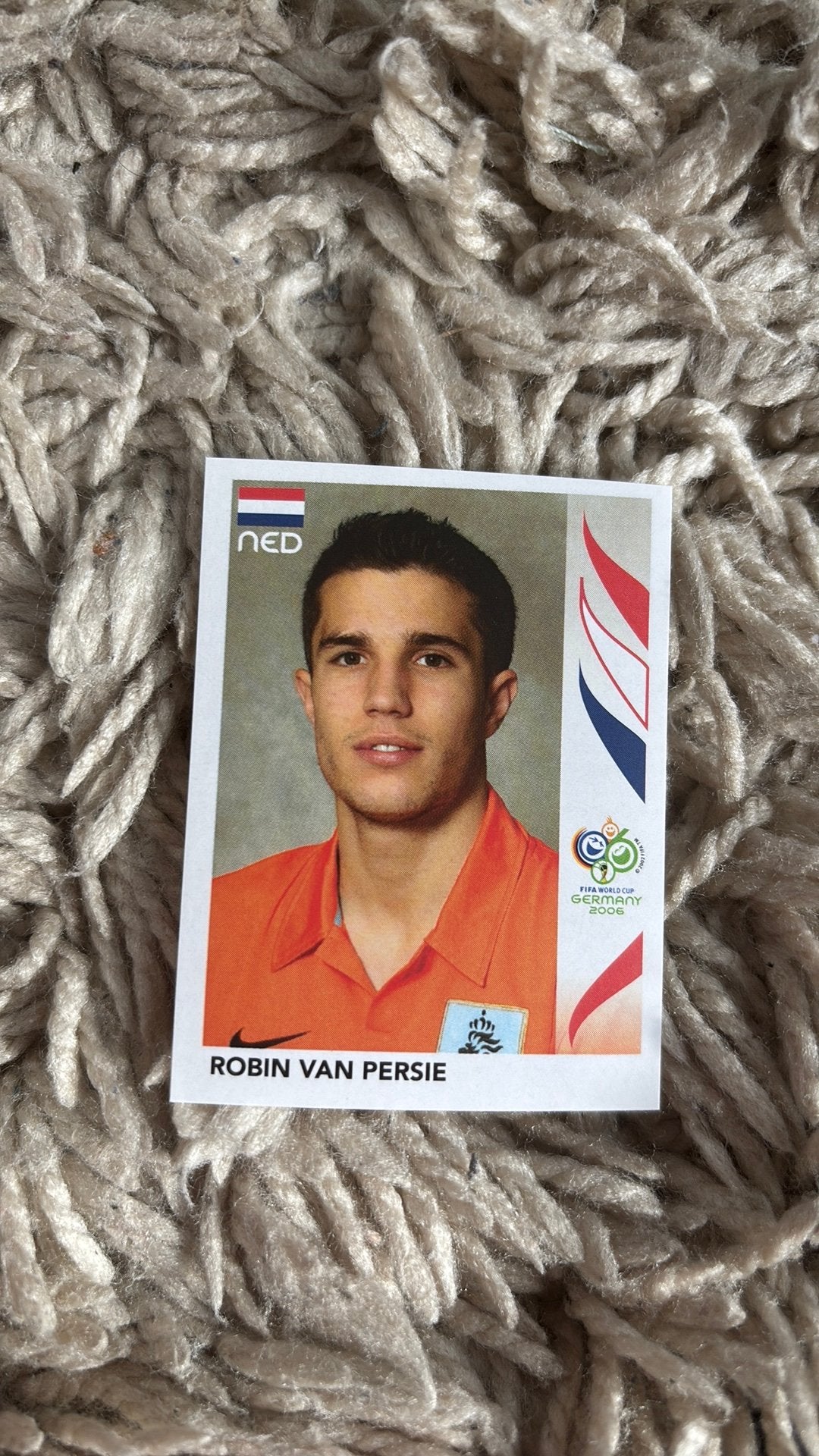Panini plaatje 2006 robin van persie, Verzenden, Zo goed als nieuw