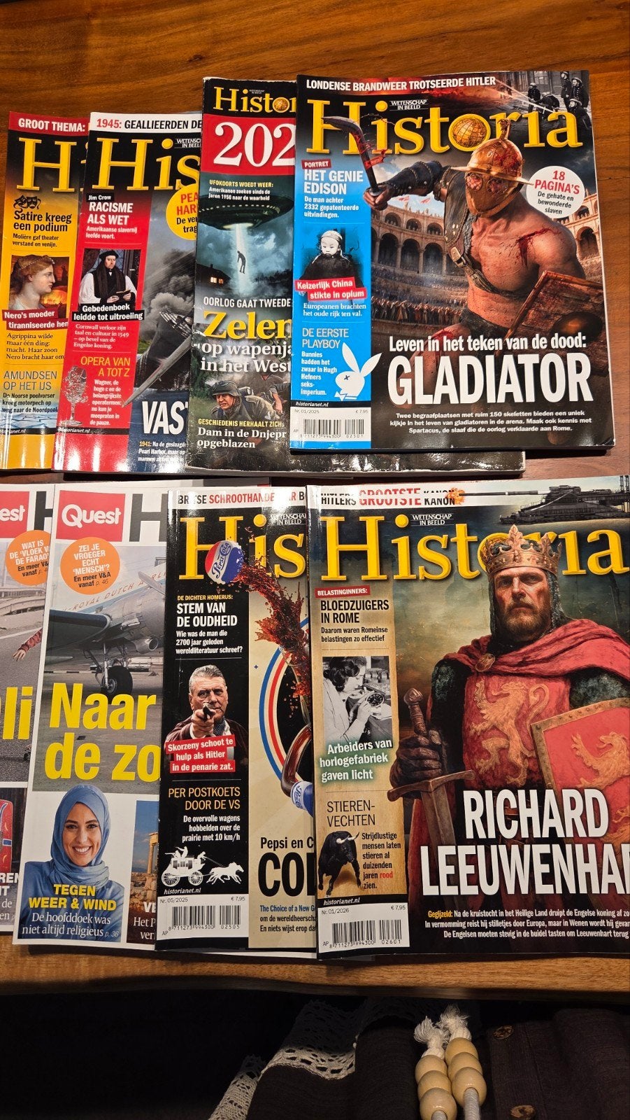 8x Historia en Quest tijdschriften, Boeken, Tijdschriften en Kranten, Ophalen of Verzenden