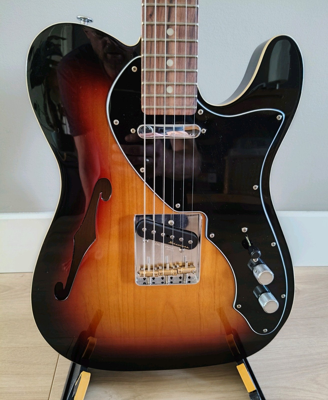 Fender Deluxe Thinline Telecaster RW 3TS (2019), Muziek en Instrumenten, Ophalen, Zo goed als nieuw, Semi-solid body, Fender