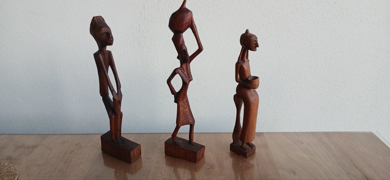 diverse houtsnijwerk Afrika maskers + beeldjes, Ophalen of Verzenden