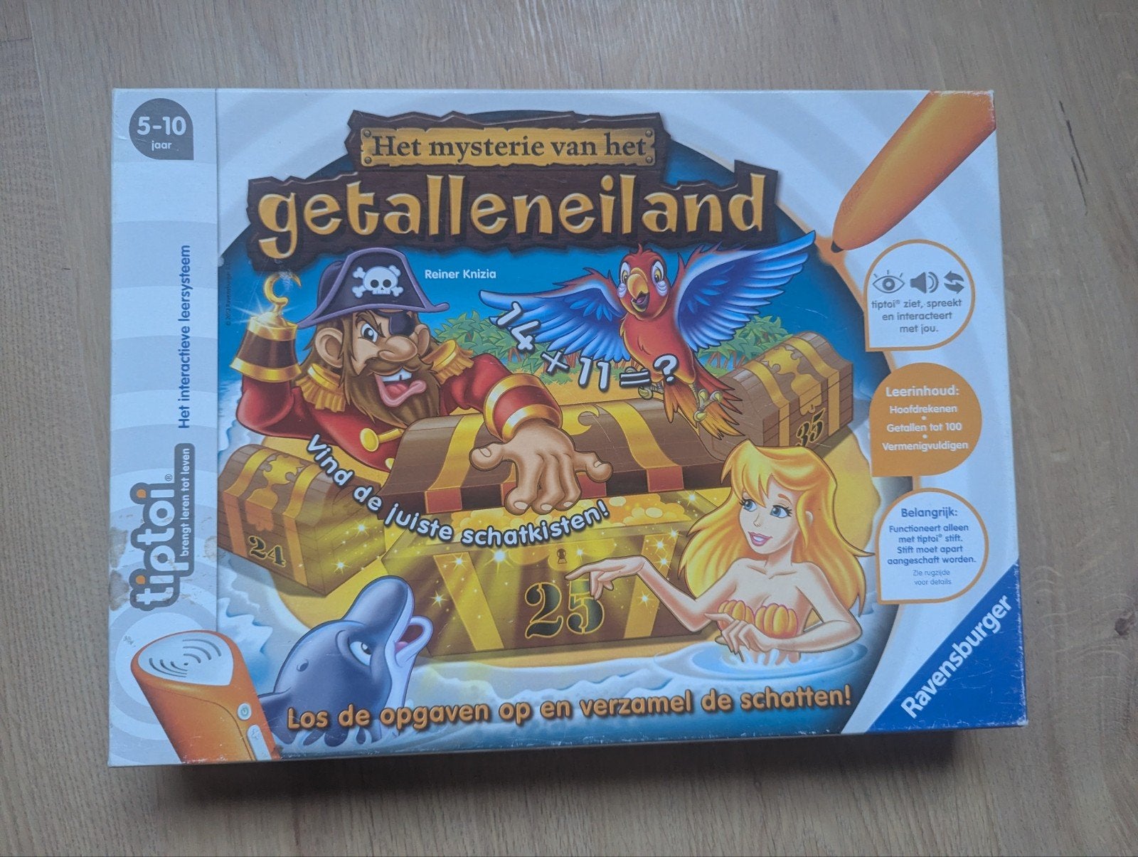 TipToi spel getalleneiland, Ophalen