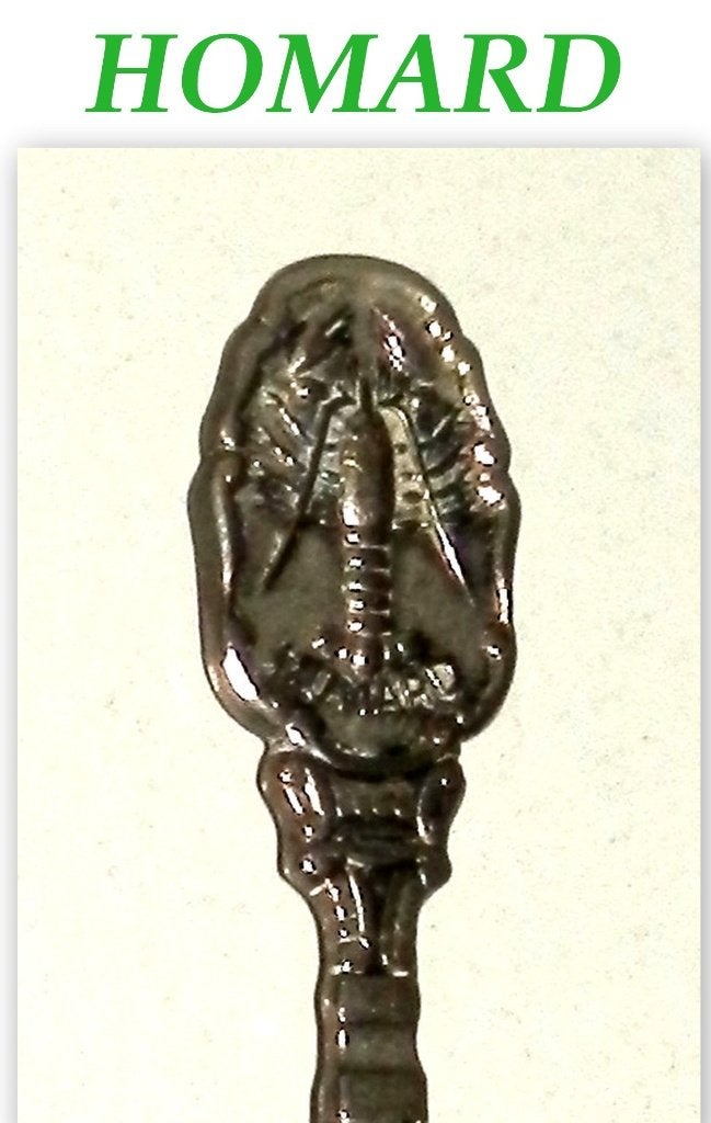 1 homard kreeftenvorkje-- kreeften vorkje, Ophalen of Verzenden, Kaart of Prent