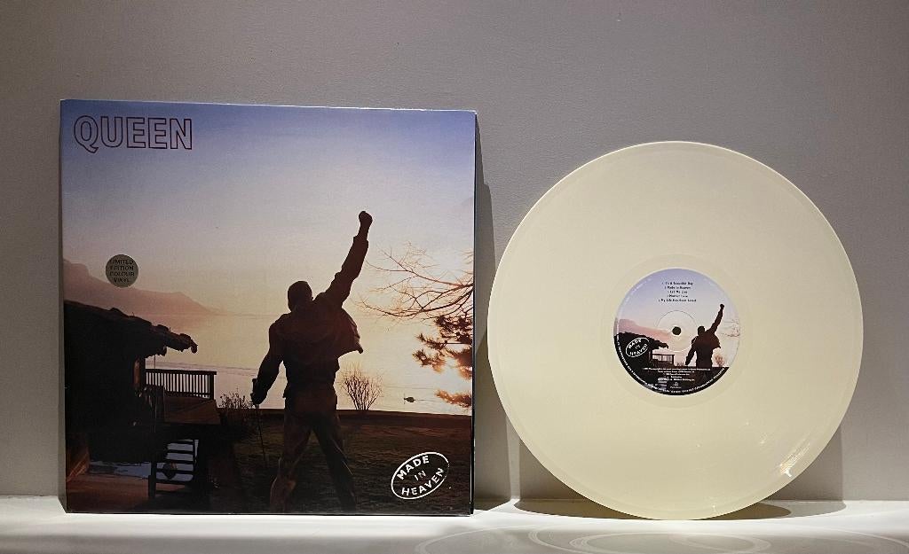 Queen UK ivory colored Made in Heaven LP, Ophalen of Verzenden, Gebruikt, 12 inch, Poprock