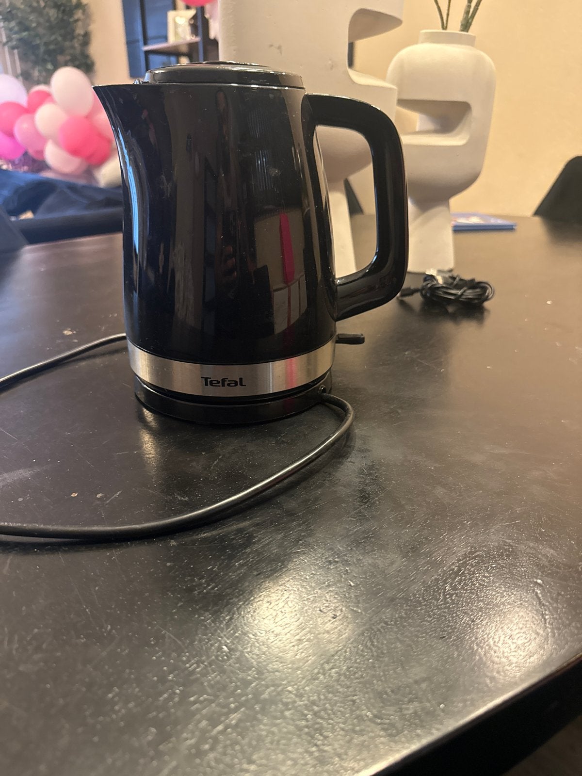 waterkoker tefal, Witgoed en Apparatuur, Waterkokers, 1 tot 2 liter, Ophalen of Verzenden, Gebruikt, Draadloos