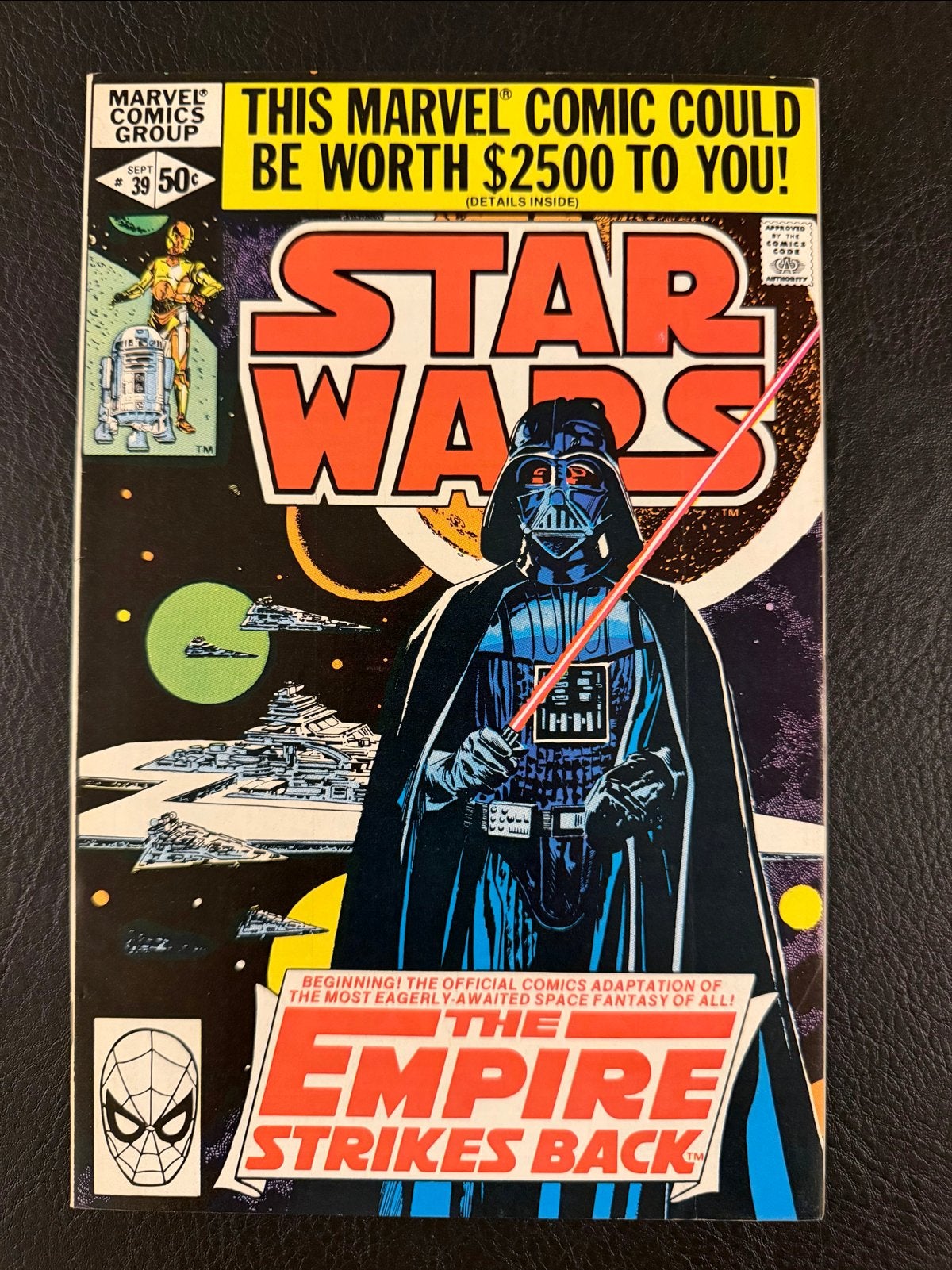 Star Wars Comic #39 1e druk 1980 - Marvel Comics NM, Eén comic, Amerika, Ophalen of Verzenden, Zo goed als nieuw