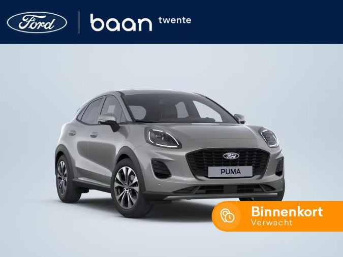 Ford Puma 1.0 EcoBoost Hybrid Titanium, Auto's, 12 maanden, Puma, Euro 6, Automatische klimaatregeling