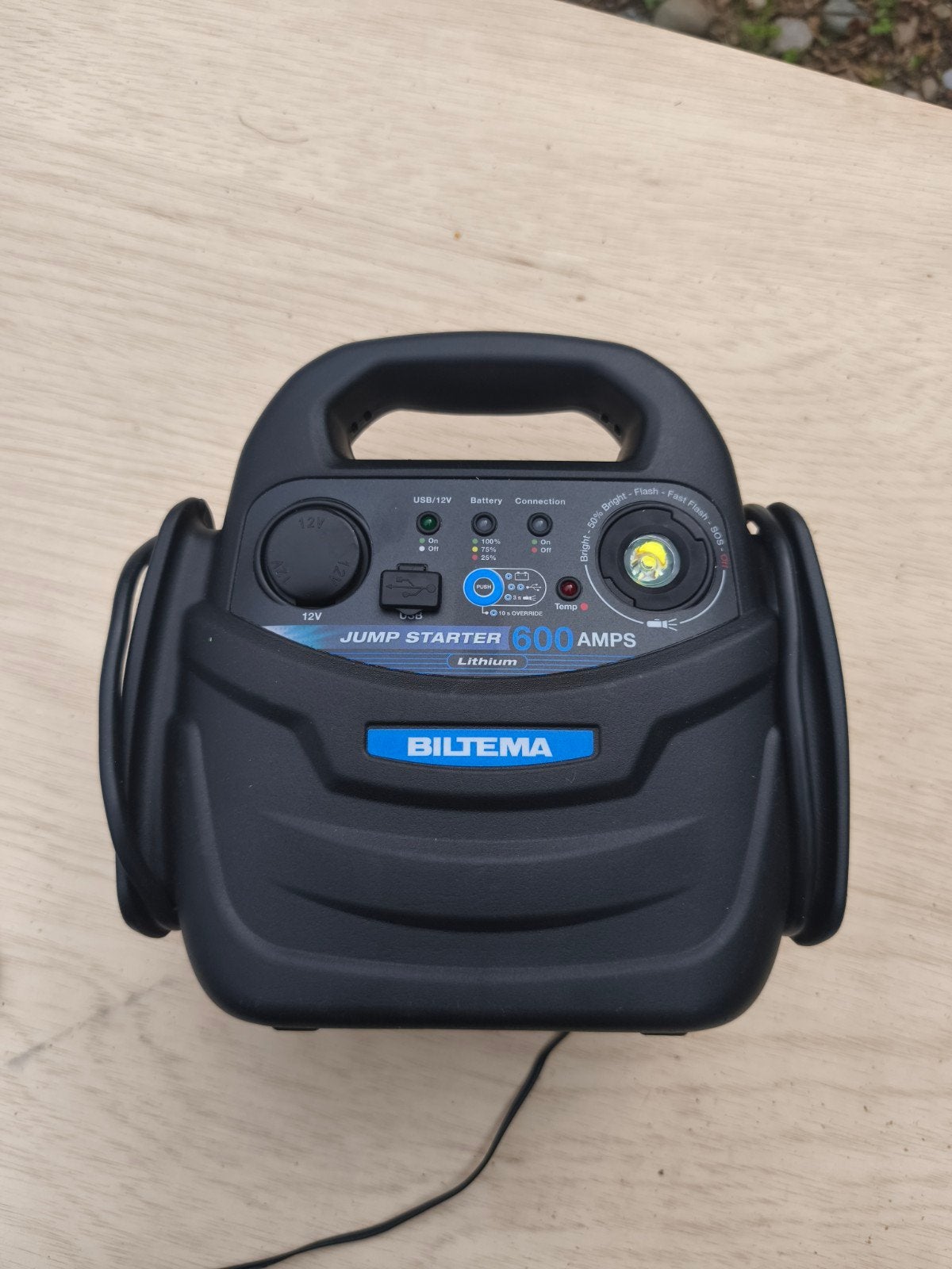 Biltema Jumpstarter 600 Amps Lithium, Auto diversen, Ophalen, Zo goed als nieuw