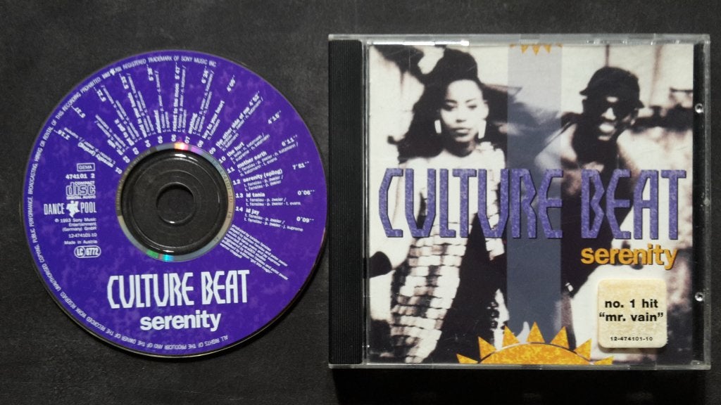 CD - Culture Beat - Serenity - 1993 Album Euro Dance House, Cd's en Dvd's, Ophalen of Verzenden, Zo goed als nieuw, Dance Populair