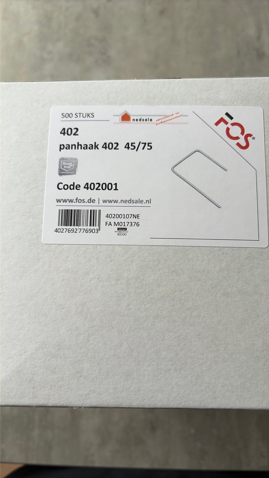Panhaak 402, Ophalen, Overige materialen, Overige kleuren, Zo goed als nieuw
