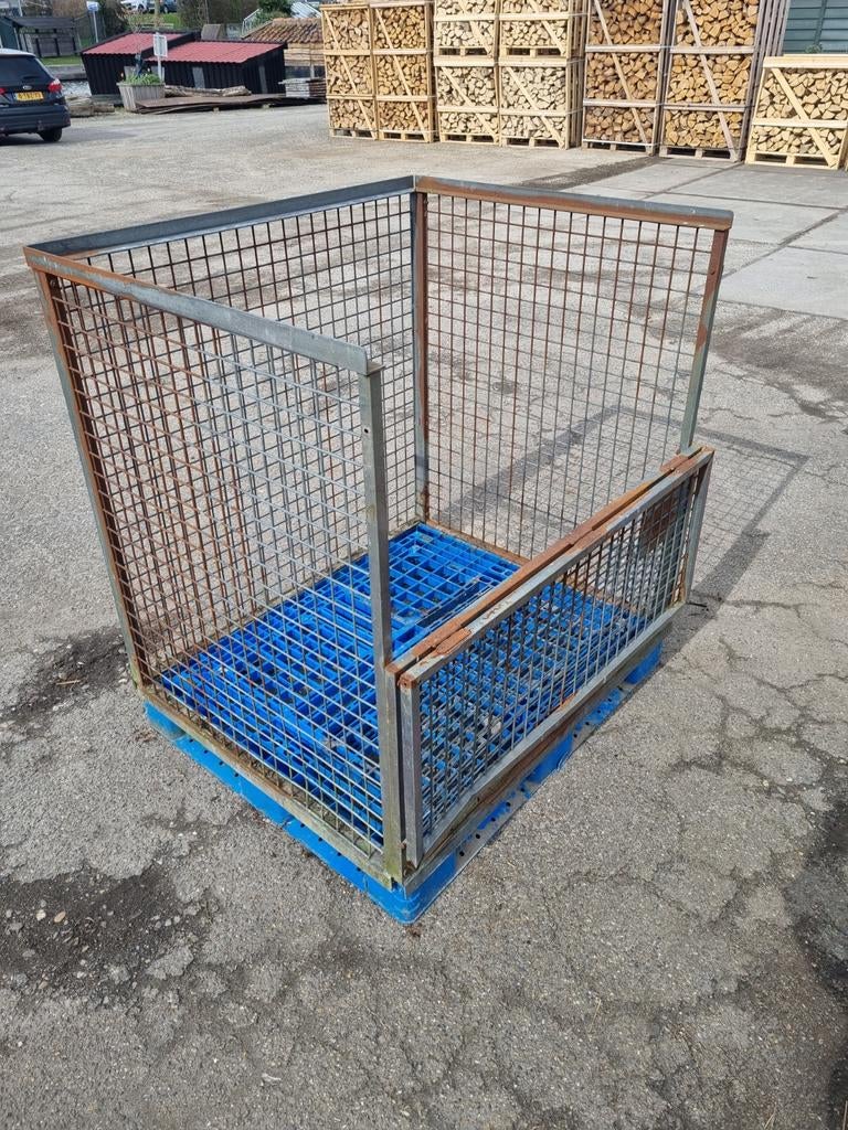 Handige stalen krat 100x120x110, Minder dan 3 m³, Ophalen