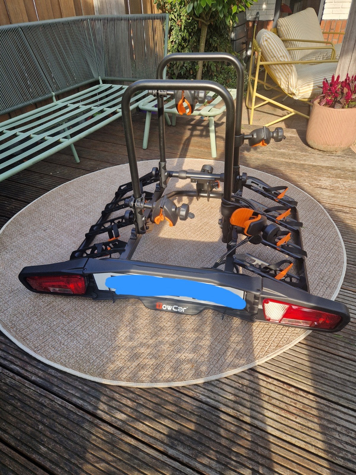 Fietsendrager voor 4 fietsen (Towcar , trekhaak), Auto diversen, Fietsendragers, Ophalen, 3 fietsen of meer, Nieuw, Trekhaakdrager