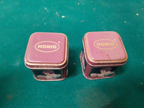 honig mini blikjes vintage, Verzamelen, Ophalen of Verzenden